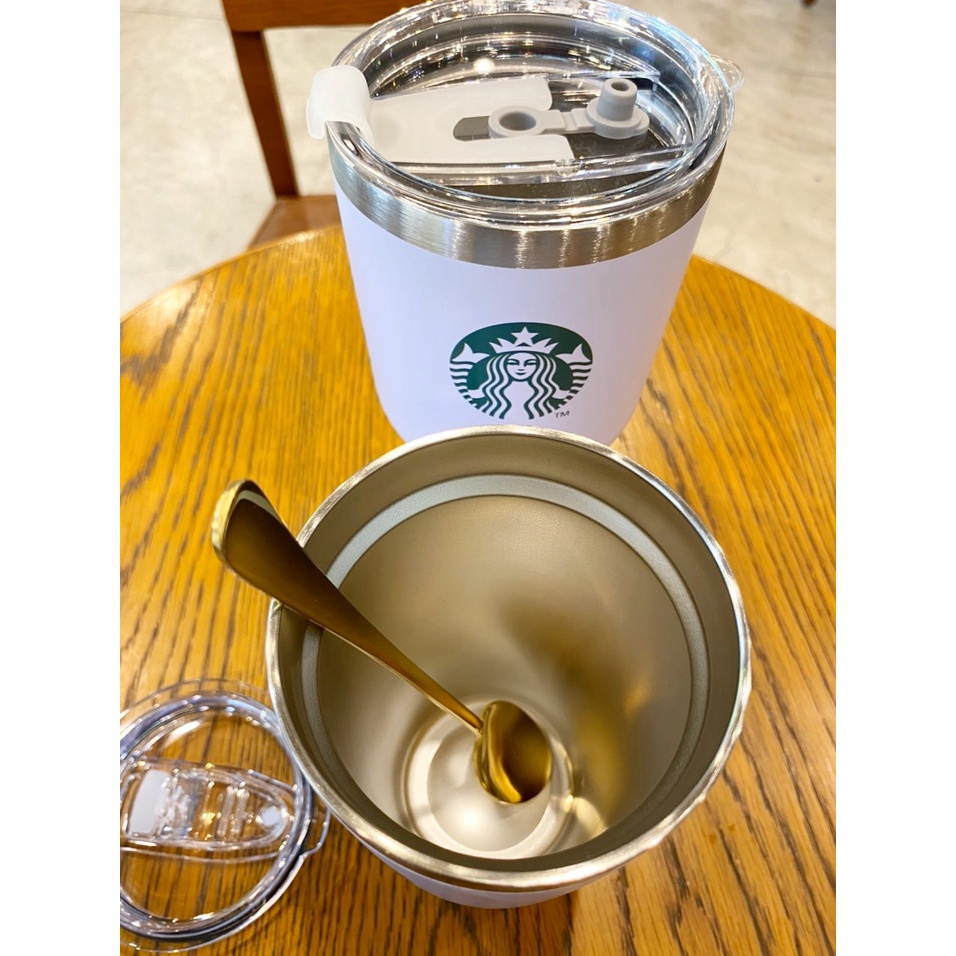 Bình Cafe Giữ Nhiệt Star - Bucks INOX 304 Cao Cấp Dung Tích 600 - 1000ML Dùng Được Ống Hút