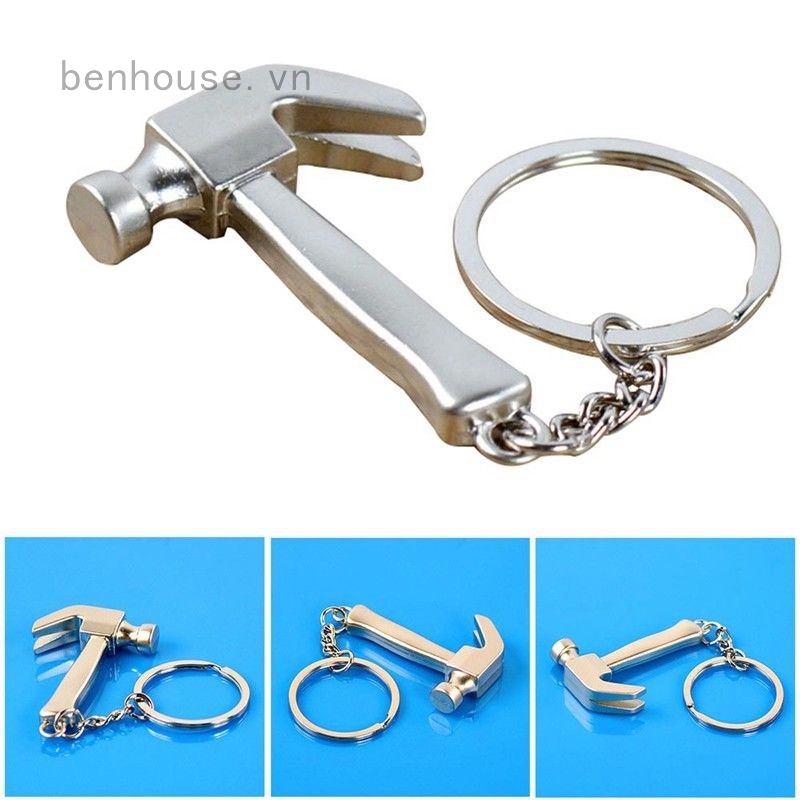 Móc khóa kim loại hình búa độc đáo