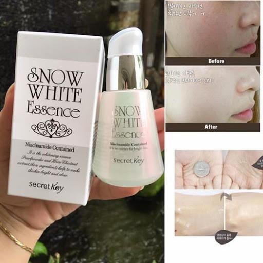 Tinh Chất Dưỡng Sáng Da, Cấp Ẩm Cho Da Hiệu Quả Secret Key Snow White Essence 30ml