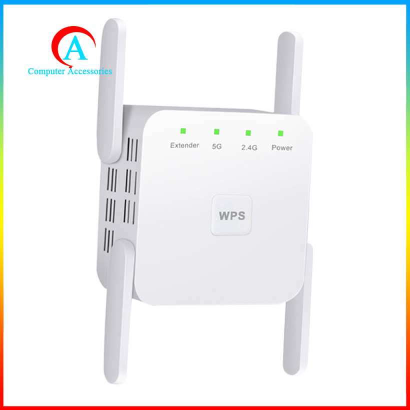 Bộ Khuếch Đại Tín Hiệu Wifi 1200mbps 2.4g 5g 4 Ăng Ten | BigBuy360 - bigbuy360.vn
