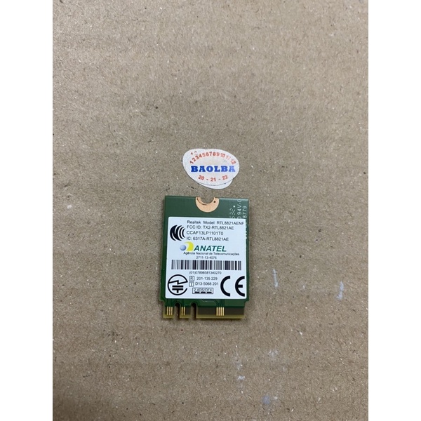 Card thu sóng wifi RTL8821AENF AC+BT4.0 WiFi Card 00JT482 For Lenovo B41-35 G51-35 R720-15IKBN 110s-11 110s-11IBR