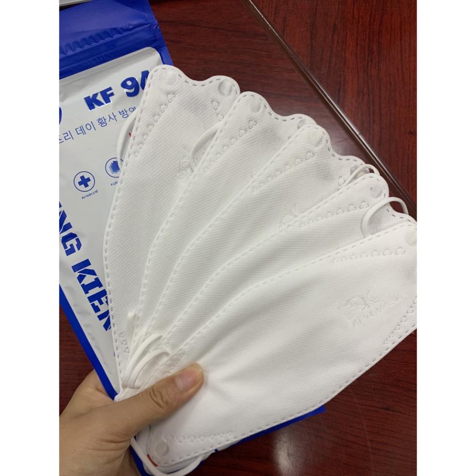 Khẩu trang KF94 UNI MASK 4 lớp kháng khuẩn, kiểu dáng 4D Hàn Quốc chống bụi mịn Hàng Cao Cấp