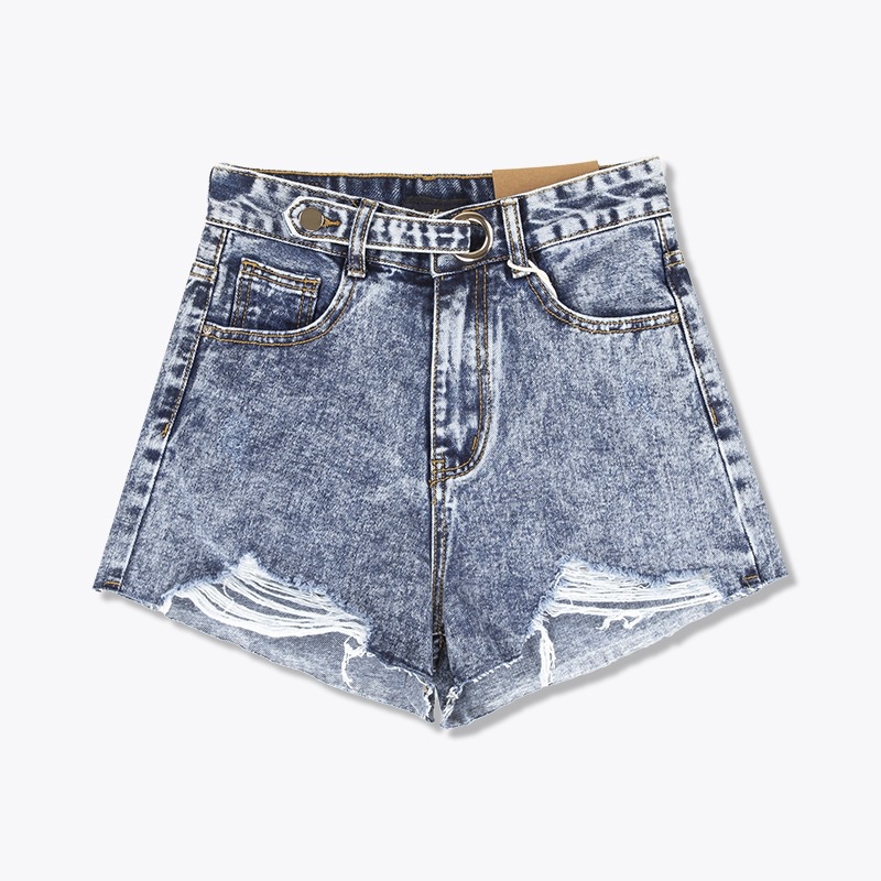 Quần Sooc Bò Nữ - Quần Đùi Nữ - Quần bò nữ sexy - Quần đùi Jeans nữ cá tính Cạp Cao | BigBuy360 - bigbuy360.vn