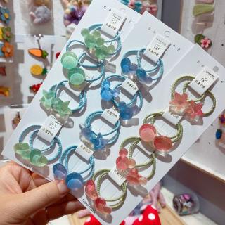 Set Dây Buộc Tóc Co Giãn Thời Trang Hàn Cho Bé Gái