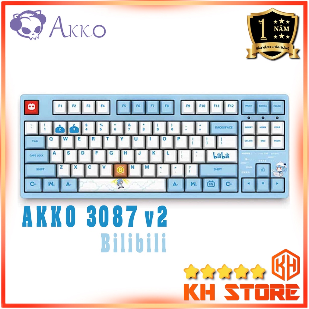 Bàn phím cơ Gaming, chơi game AKKO 3087 v2 Bilibili