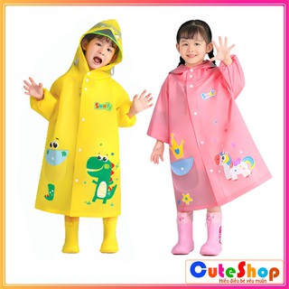 Áo đi mưa cao cấp cho bé gái và bé trai - Áo mưa trẻ em