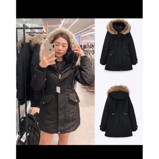 (Sẵn) Áo parka zr dư xịn mẫu 2020 lót lông đen siêu đẹp