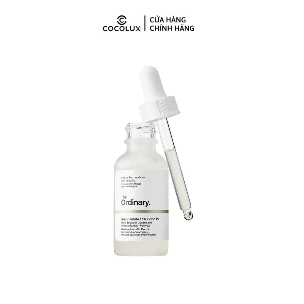 Tinh Chất The Ordinary Niacinamide 10% + Zinc 1% Cocolux