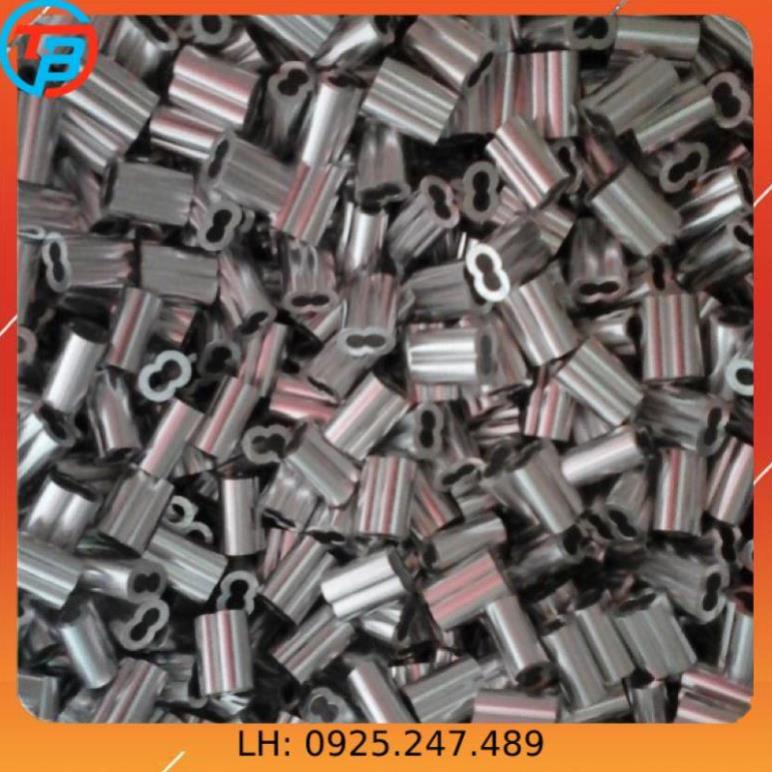 Ống Nhôm Chốt Đầu Cáp 3mm - 5mm - 6mm cáp thép Thái Bình Vina