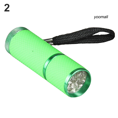 [Hàng mới về] Đèn Pin Led Uv 9 Bóng Sấy Khô Sơn Móng Tay Tiện Dụng