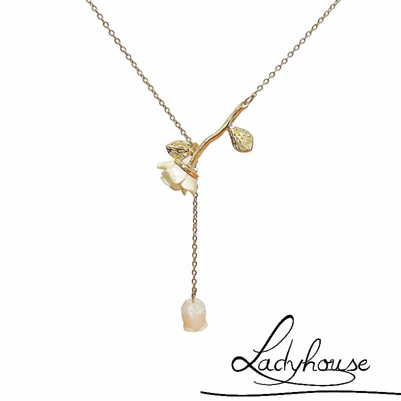 Vòng Cổ Chuỗi Hạt Hình Giọt Nước Thanh Lịch Dành Cho Nữ