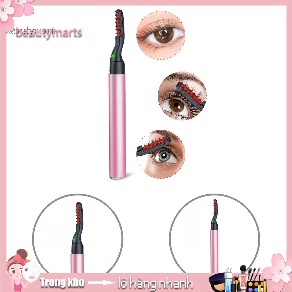 Dụng cụ bấm cong mi không đau chạy bằng pin tiện dụng

