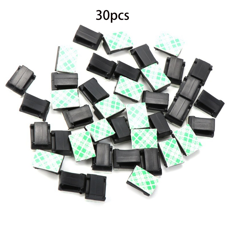 Set 30 Kẹp Cố Định Dây Cáp Tự Dính Tiện Lợi