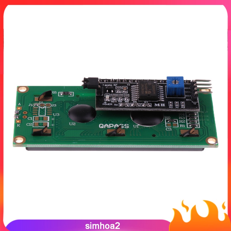 [SIMHOA2] 1 X LCD Module Display 5V LCD 1602 IIC I2C TWI 1602 Series For - Yellow Green