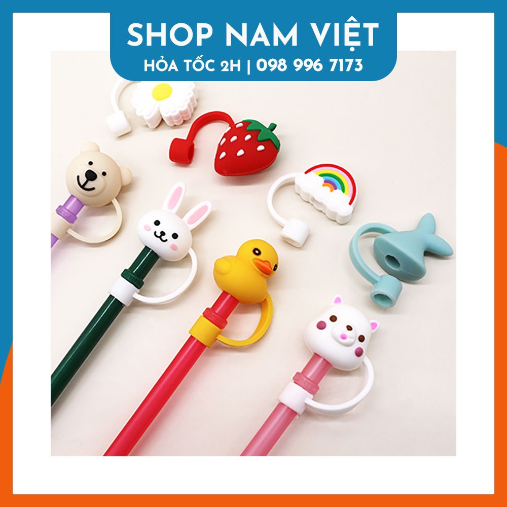 [Cập Nhật Mẫu Mới] Đầu Bọc Ống Hút Dễ Thương