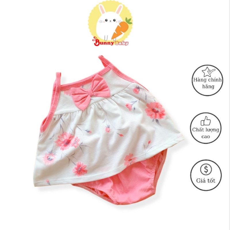 Bunnybaby - Bộ hè 2 dây Bunny cho bé gái 4-12kg