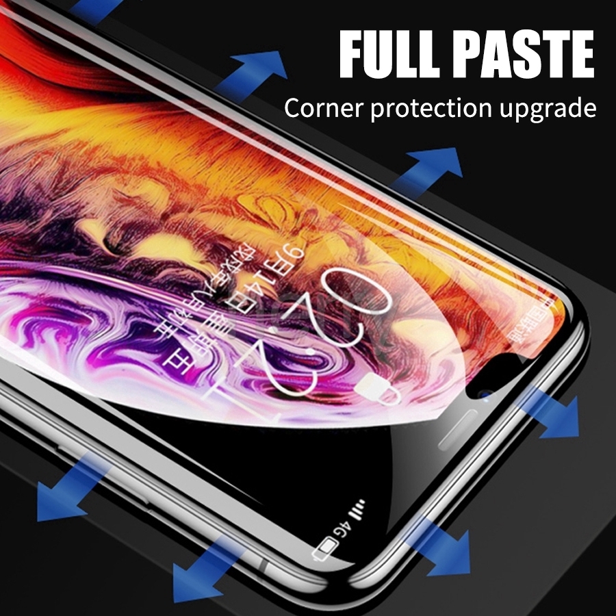 [Mua 3 tặng 1] Phim toàn màn hình iPhone Phim trong suốt, mềm mại iPhone 12 / 12 Mini / 12 Pro / 12 Pro Max / 11 / 11 Pro / 11 Pro Max / X / XS / XS Max / SE / 6 / 6S / 7 / 8 Plus Toàn bộ keo bảo vệ màn hình bao phủ đầy đủ