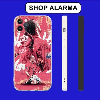 Ốp điện thoại wayne rooney trượt cỏ ăn mừng cho iphone 6 - iphone 13 RED20210102