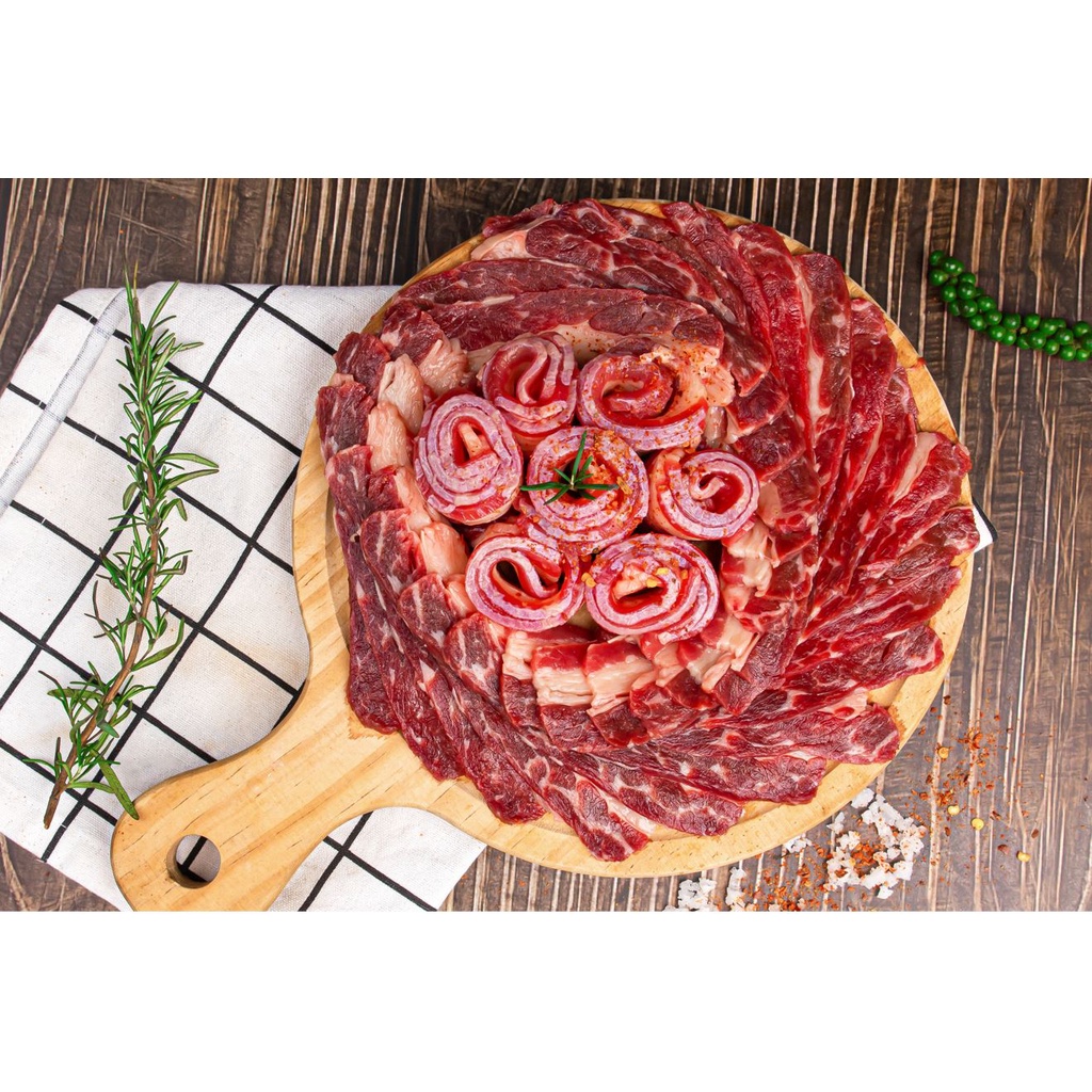 Ba Chỉ Bò Úc Nhập Khẩu Chất Lương Cao 500Gram | Nướng Lẩu | [Giao Hỏa Tốc TP HCM]