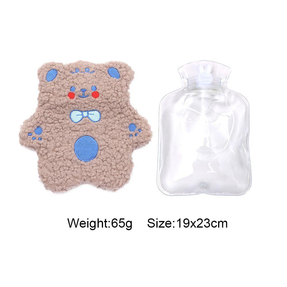 Túi Chườm Nóng Bụng Phối Lông Dày Dặn Ấm Áp Cho Mùa Đông