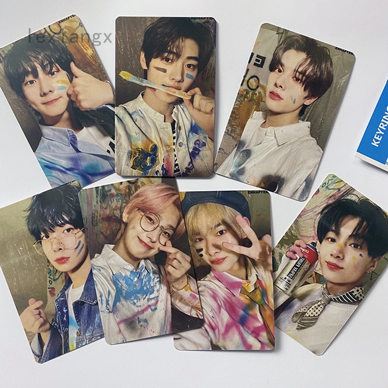 Set 7 Tấm Thẻ Ảnh Lomo Cho Fan Kpop Enhypen
