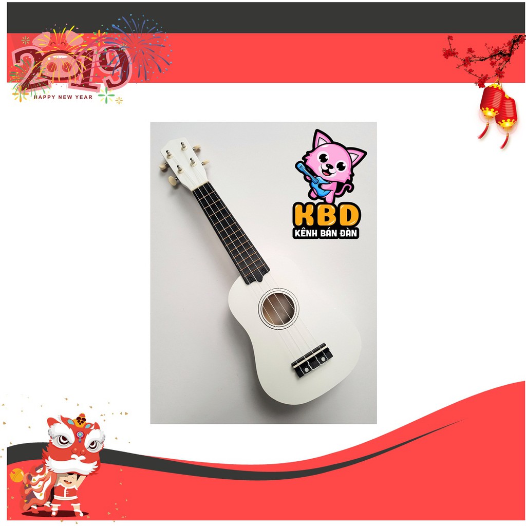 Đàn Ukulele Soprano Màu Trơn Giá Rẻ