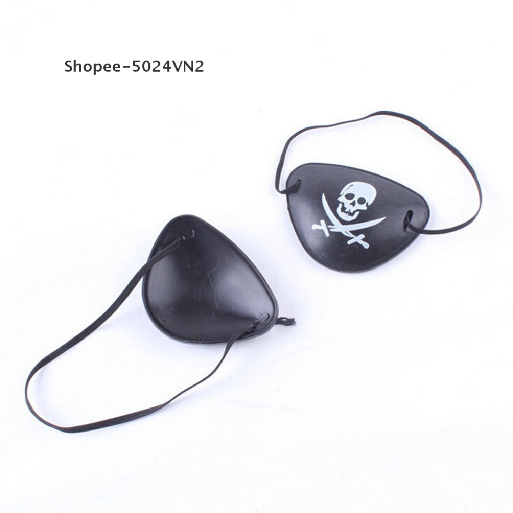 [&amp; Home &amp; living &amp;] Set 2 Miếng Dán Mắt Hình Xương Cướp Biển Trang Trí Tiệc Halloween Cho Bé