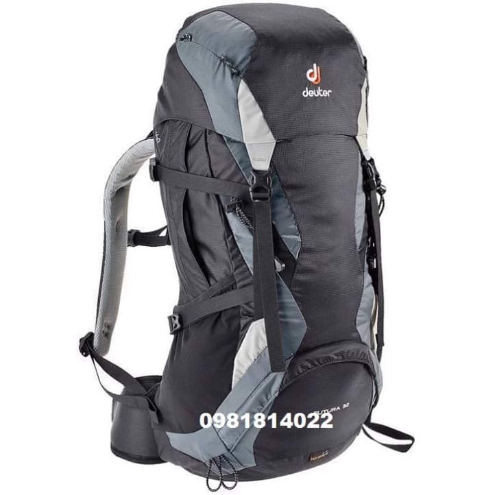 Balo du lịch nam nữ Deuter Futura 32 - balo phượt - balo trekking hiking⚡️ HÀNG XUẤT DƯ XỊN⚡️có áo mưa kèm theo