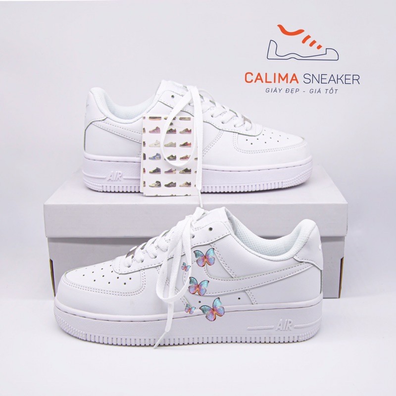Giày sneaker nam, giày sneaker nữ  trắng AF1 cổ thấp trắng 36-43 Full Box | BigBuy360 - bigbuy360.vn