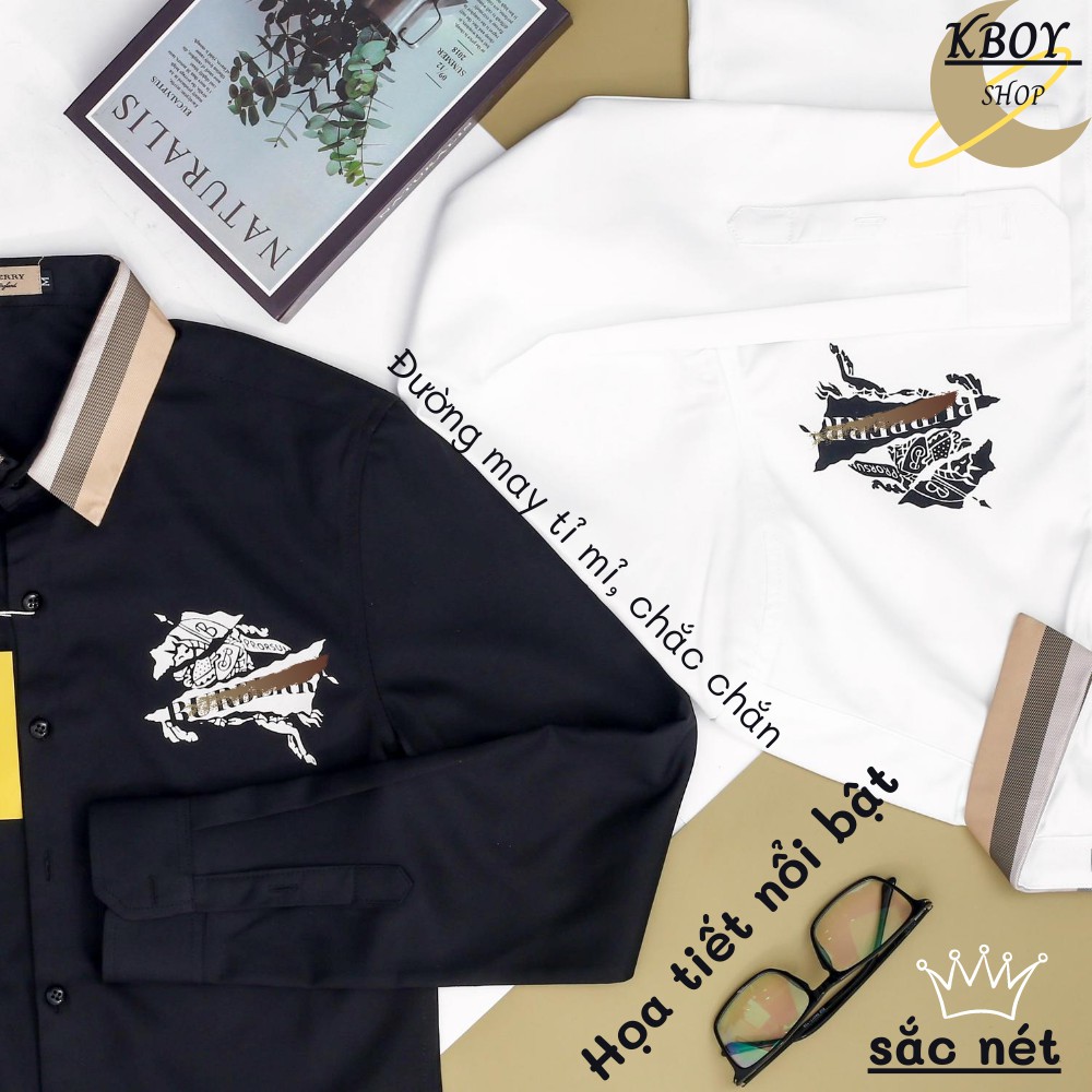 Áo Sơ Mi Nam Tay Dài [𝐅𝐑𝐄𝐄 𝐒𝐇𝐈𝐏]Áo sơ mi 2 màu TRẮNG ĐEN vải mềm mịn, thoáng mát basic trẻ trung - F099 | BigBuy360 - bigbuy360.vn