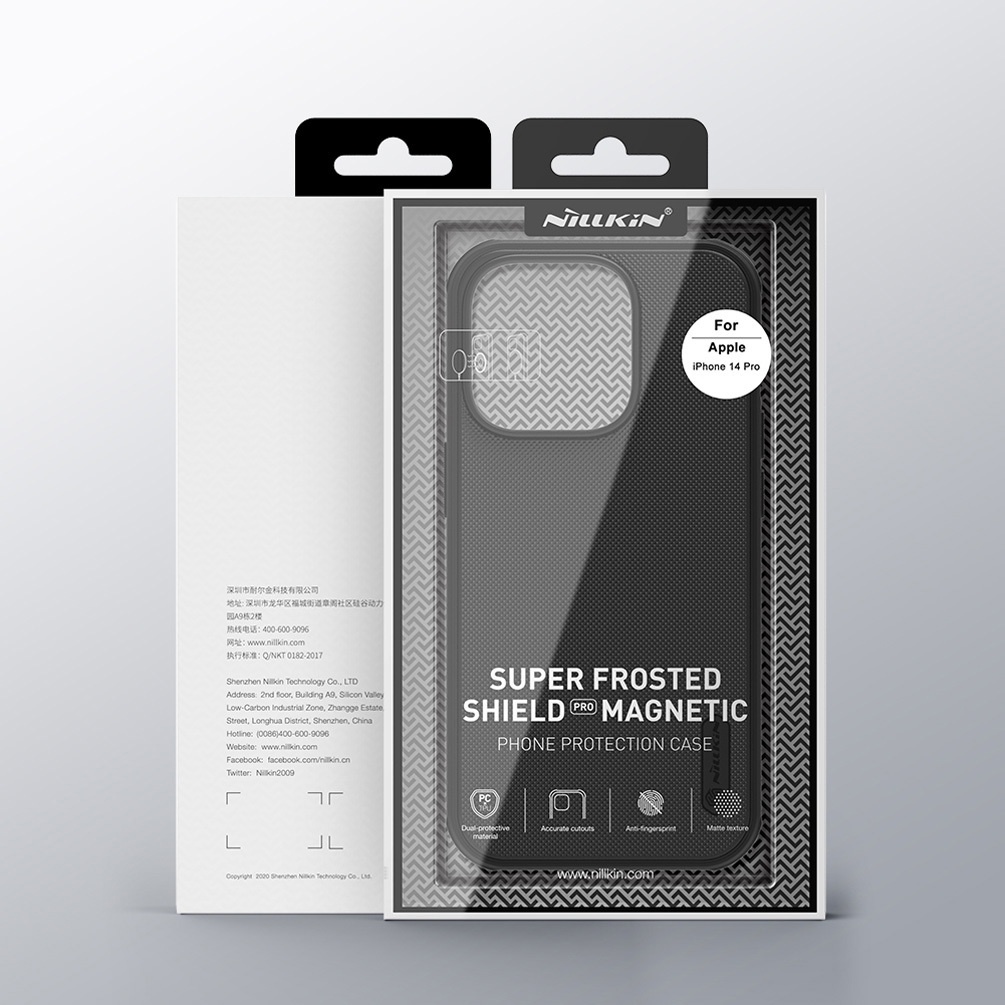 Ốp lưng iPhone 14 Pro Nillkin Frosted Shield Pro nam châm Ốp lưng cho iPhone 14 Pro Max / iPhone14 Plus Làm việc trên MagSafe
