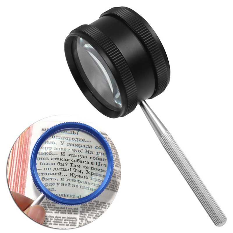 Kính Lúp Đọc Sách Phóng Đại 35x Cầm Tay Phong Cách Cổ Điển Cho Bé