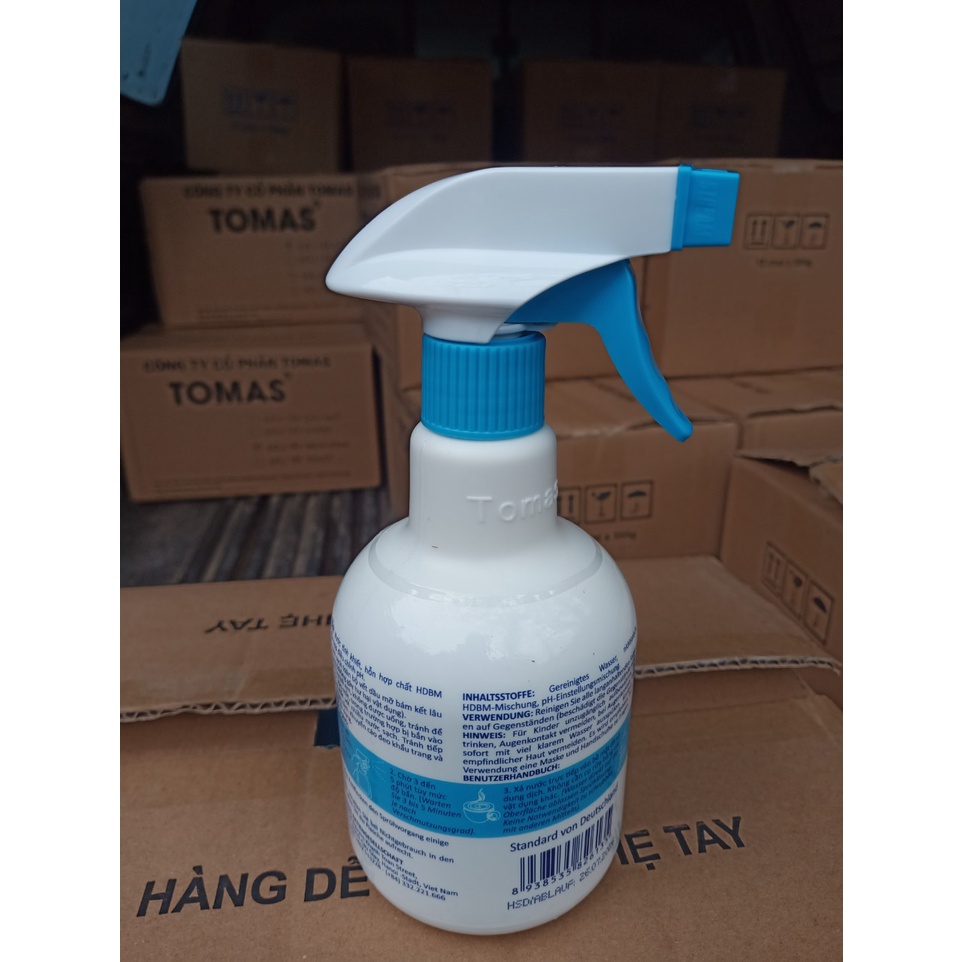 COMBO 12 CHAI SIÊU TẨY DẦU MỠ TOMAS 500ML - MITUHOME - Chuyên gia tẩy cặn canxi dầu mỡ - Cam kết 100% hàng chính hãng