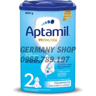 Sữa Aptamil pronutra Đức (aptamil xanh Đức) 800g số 1-2-3