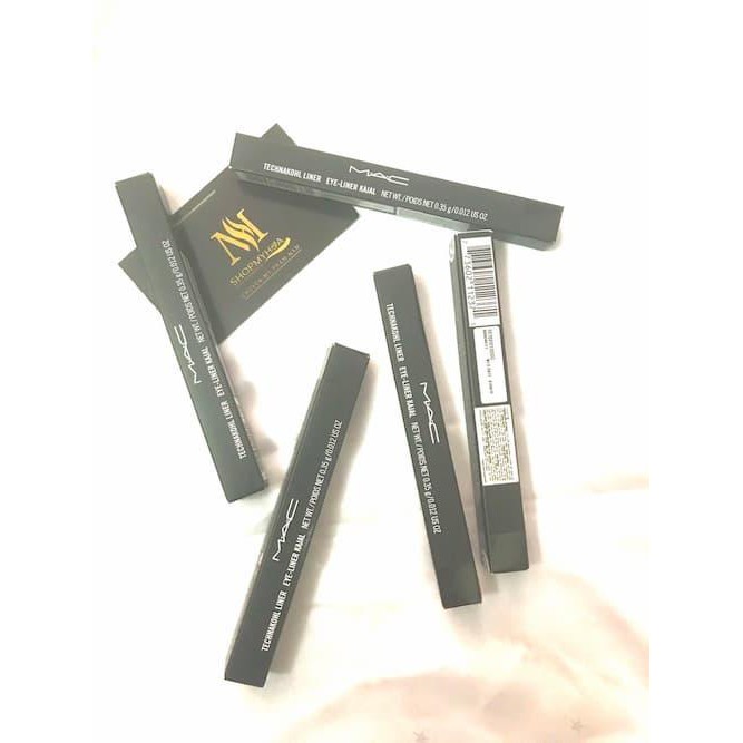 [MAU KHÔ-KHÔNG TRÔI] Chì Kẻ Mắt MAC Grapblack Eye Liner Kajal 0,35g/ chính hãng/hàng sẳn như hình / màu đen