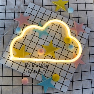 🌥 ĐÈN NEON HÌNH ĐÁM MÂY CUTE ✨