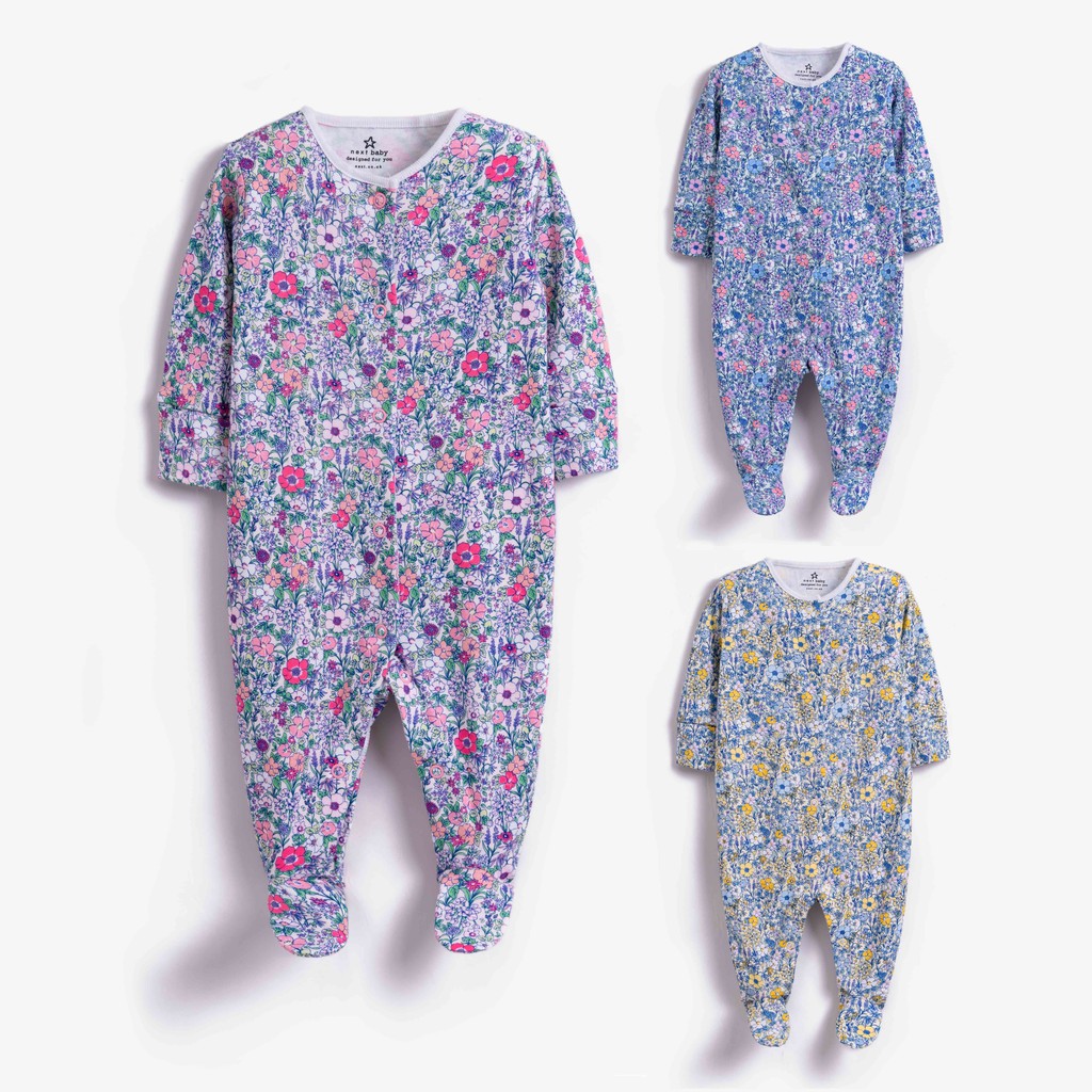 Vlinder đứa bé áo tắm cotton romper bodysuit dài tay pyjama