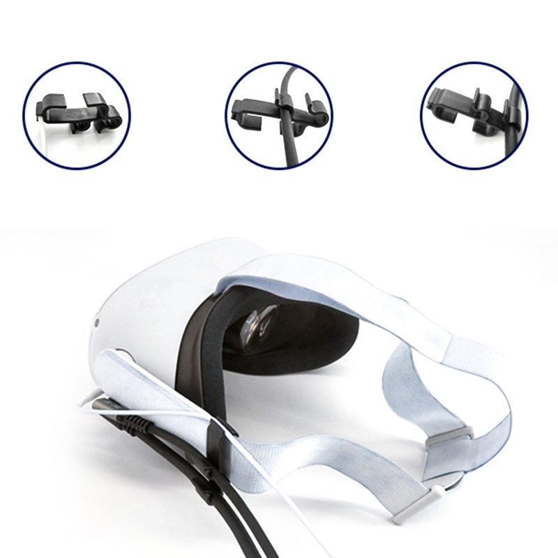 Phụ Kiện Kẹp Dây Cáp Tai Nghe Cho Kính Thực Tế Ảo Oculus Quest 2 Link VR