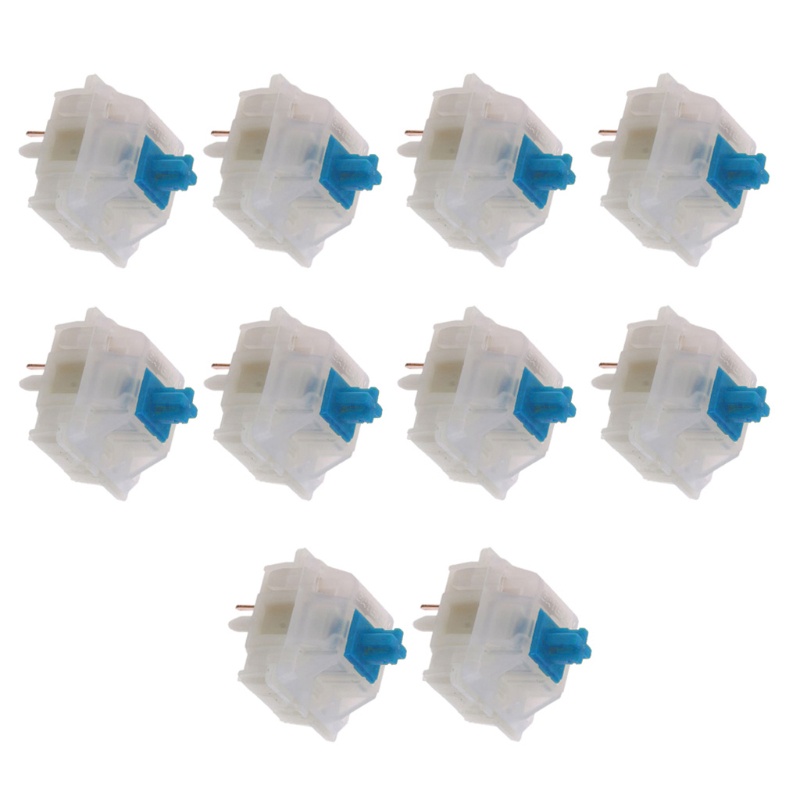 Bộ 10 công tắc Gateron 5Pin màu vàng sữa GK61 GK64 GH60