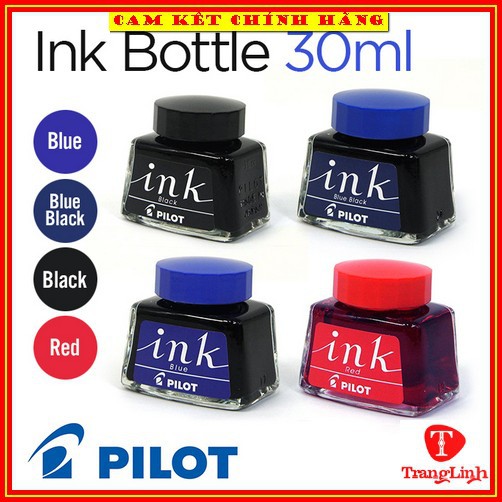 Mực bút máy Pilot nhật bản, hộp 30ml - Mực Pilot dùng cho bút máy Preppy, bút mực tiểu học - tranglinh