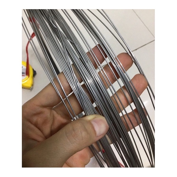 Dây thép inox 0,5 li, 1 li, 2 li sáng bóng dễ uốn...