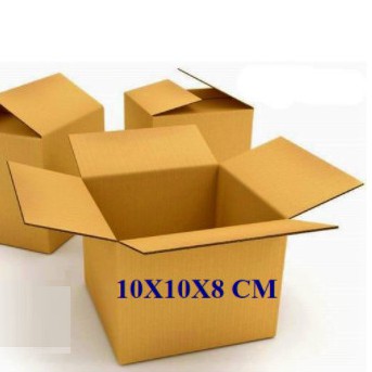 10x10x8 Cm - 100 Thùng Hộp Carton