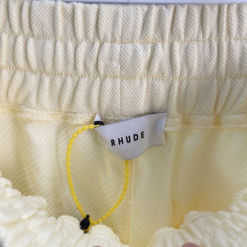 ⚡️ - Set Quần Áo RHUDE x McLaren Pique Vintage Racer Polo/Short, Bộ quần áo RHUDE màu be