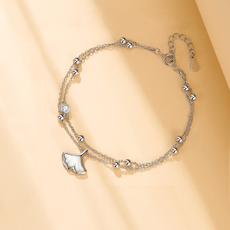 Vòng Tay Cặp Hình Chiếc Lá Thời Trang Mùa Hè Sang Trọng