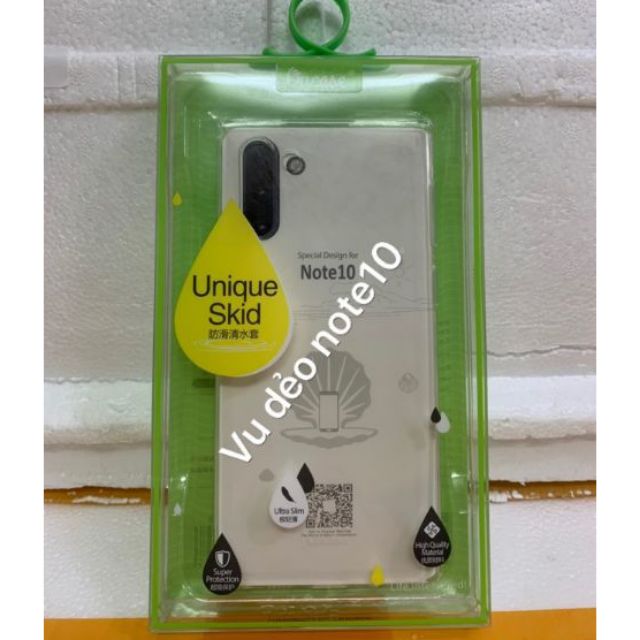 Ốp lưng dẻo Samsung Galaxy Note 10/ Note 10 Plus hiệu Ou Case Trong Suốt