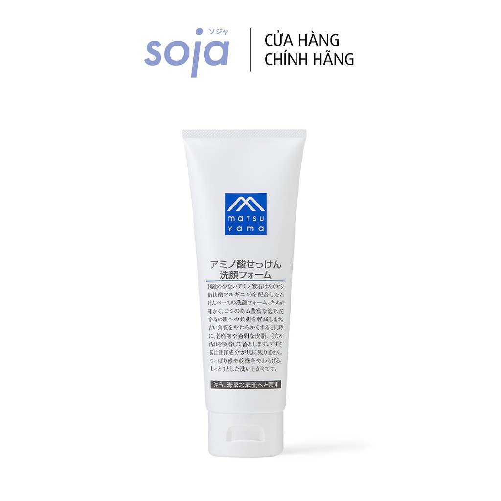 [SẢN PHẨM KHUYẾN MÃI DATE TRÊN 3 THÁNG] Sữa Rửa Mặt Matsuyama Amino Acid Face Washing Foam 120g