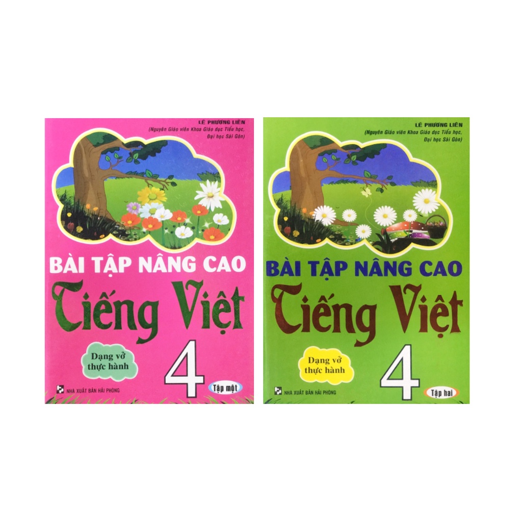 Sách - Combo Bài Tập Nâng Cao Tiếng Việt 4 (Tập 1 + Tập 2)