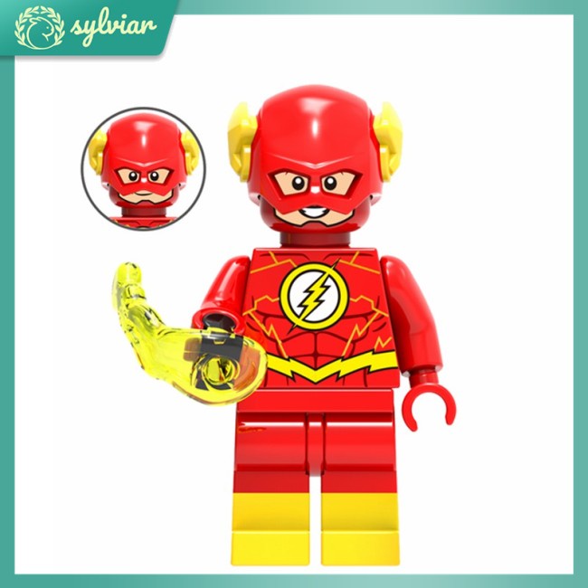 [sylviar] Mô Hình Lego Siêu Anh Hùng Truyện Tranh DC Batman Superman Đèn Lồng Xanh Lá Flash Tòa Nhà Công Lý