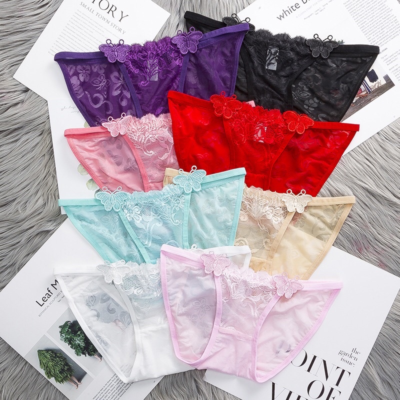 [Siêu Xinh] Quần Lót Ren Bướm Siêu Xinh Gợi Cảm Chíp Ren Nữ Cao Cấp Sexy Mainia Shop
