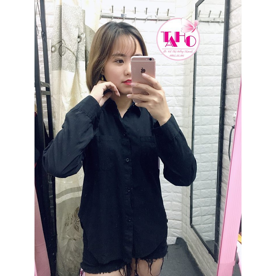 ÁO SƠ MI THÔ VẠT TÔM (ảnh thật chụp tại shop)